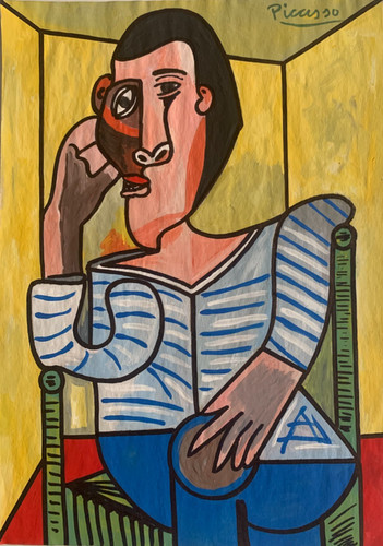 Dessin original gouache sur - dessin,