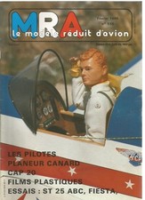 MRA N°555 LES PILOTES / PLANEUR CANARD / CAP 20 / FILMS PLASTIQUES / ST 25 ABC