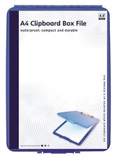 Dossier A4 Bleu Boîte Clip