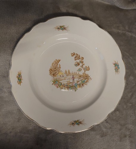 Assiette plate vieux marseille - plate,