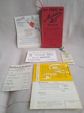 Guide Michelin 1960 avec son courrier et différentes publicité d'époque 