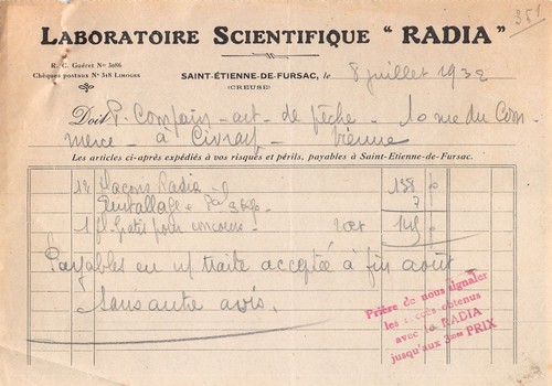 1932 laboratoire scientifique - 1932,