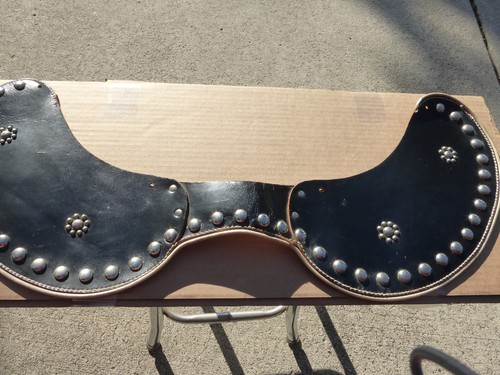 Vintage leather seat - leather,