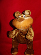 Doudou Peluche Ours Marron Beige Super Toys "style Rumple" Vintage