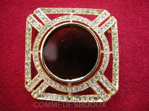 Broche carré néo classique - broche,