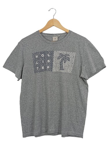 Hollister shirt homme gris - t-shirt,