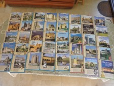 LOT DE 60 CARTES FICHES EDITIONS ATLAS CHATEAU. CHATEAU FORT. FORTERESSE. PALAIS