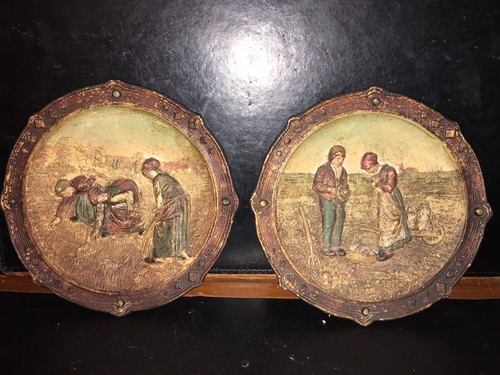 Paire assiettes terre - en,