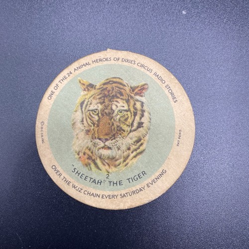 1930 dixie lid circus - dixie,