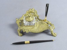 Ancien Encrier De Bureau En