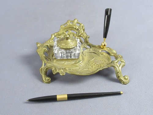 Ancien encrier bureau - ancien,