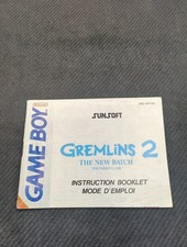 Notice Nintendo Game Boy GB