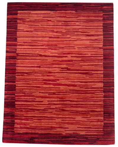 Tapis terracotta 100 laine - terracotta,