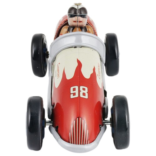 Jouet étain vintage racer - étain,