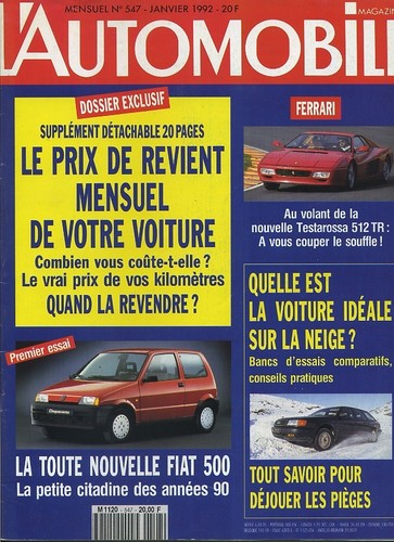 Automobile magazine 547 - magazine, n°547