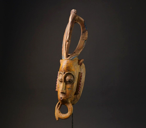 Masque baule africain ancien - masque,