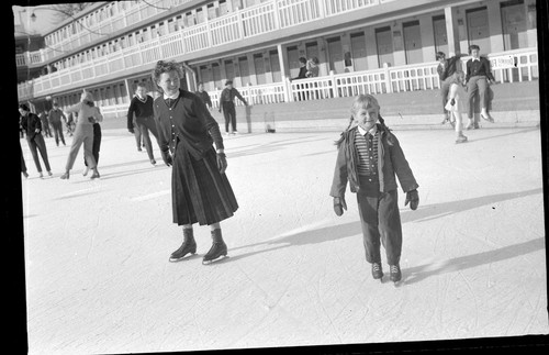 Ancien négatif photo - , hiver