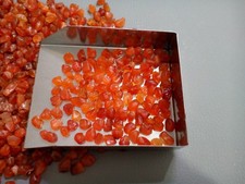 Cristal de cornaline orange 100 % naturel brut 50 pièces pierre précieuse...