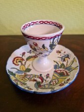 Coquetier en Faïence de Gien Décor à la Corne d'abondance