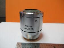 Objectif 10X IK Microscope POLYVAR REICHERT AUTRICHE Comme Sur L'image &W8-A-101