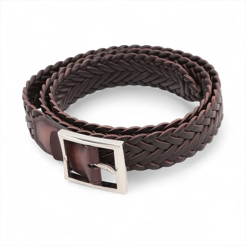 Berluti belt 110 leather brown - berluti,