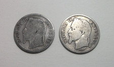 France Lot 2 x 1 Franc