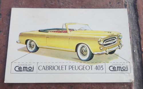 Peugeot cabriolet 403 - ",