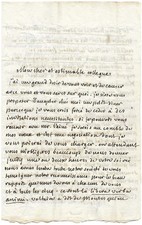 André MORELLET / Lettre