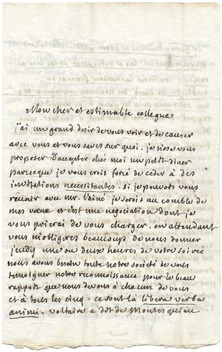 André morellet lettre - andré, /