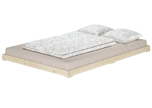 Lit futon bois naturel - , très
