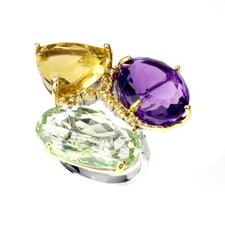 925 Bague en Argent Ovale