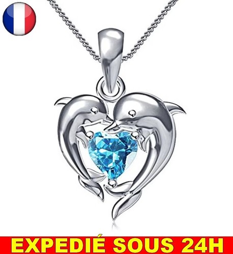 Collier couple dauphin - ✅,
