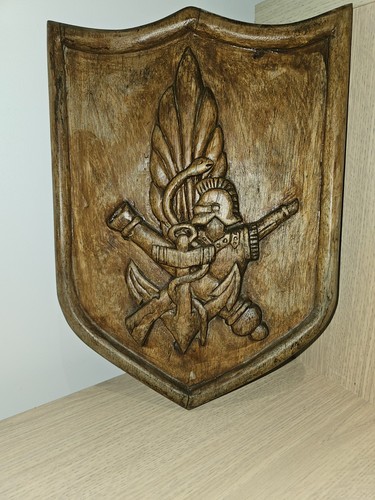 Tableau blason bois - blason, en