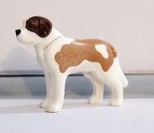 PLAYMOBIL LE GROS CHIEN SAINT BERNARD ANIMAUX ANIMAL FORET MONTAGNE SAUVAGE