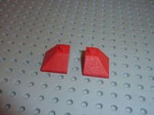 2 x LEGO slope brick double