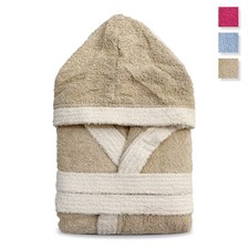 Peignoir Vingi Enfant Junior En Éponge De Coton 400GR Avec Capuche 5575