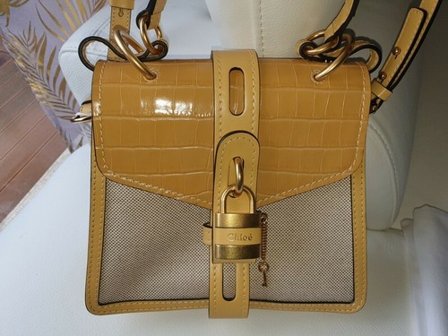 Sac main chloé modèle aby - à,