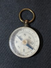 boussole ancienne Petite Boussole avec anneau Cuivre- Laiton