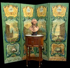 PARAVENT ANCIEN  DU XIXe A 4
