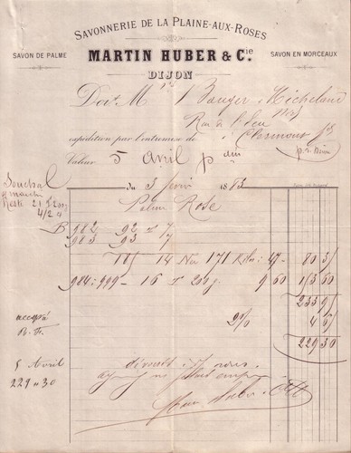 Dijon facture martin - -,