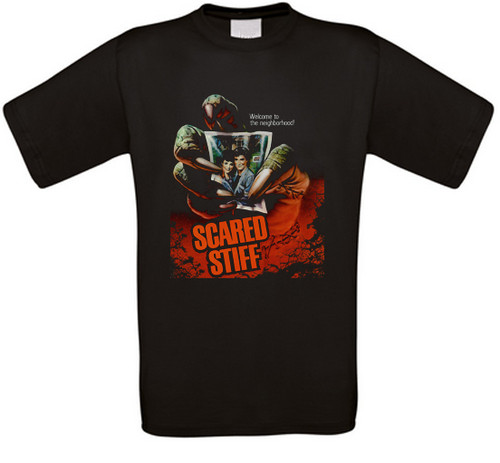 Shirt scared stiff - t-shirt, horror