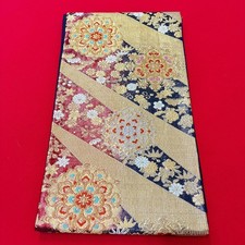 Kimono japonais Obi « FUKURO OBI » soie/or/fleur/motif classique/histoire...