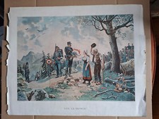 Vive la France ! P. Jazet, 1891, Chromotypogravure Boussod, Valadon et Cie