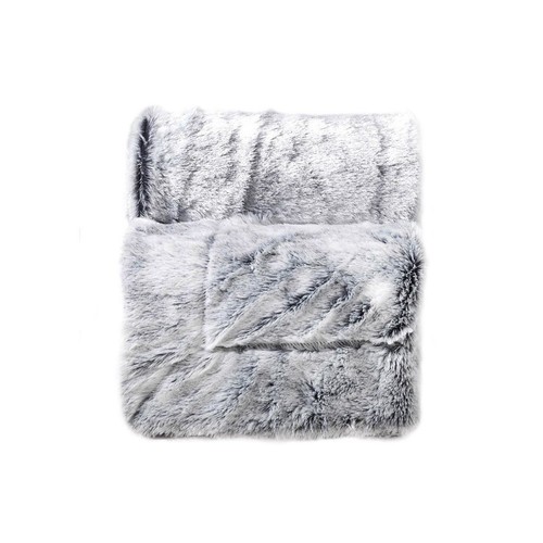 Plaid imitation fourrure - plaid,
