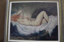 Emile BAES Huile sur toile