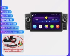 Radio 2 Din 7" Pour Fiat Grande Punto Android GPS Bluetooth USB 1/16