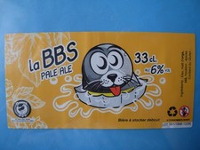 Etiquette bière Pale ale brasserie la BBS
