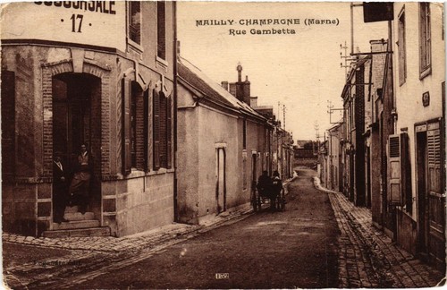 Cpa mailly champagne - cpa, rue