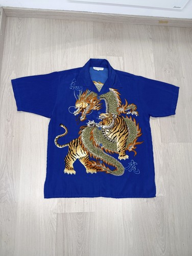 Chemise vintage dragon tigre - &,