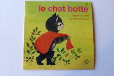 45 TOURS CONTE DE CHARLES PERRAULT "LE CHAT BOTTE" 7001 SUPER  / BON ÉTAT